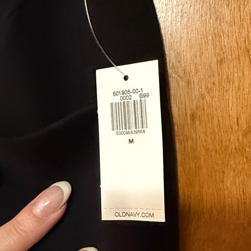 Black maternity Women's Pants - Picture 3 of 4